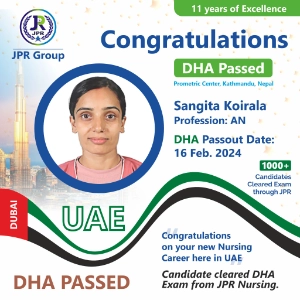 DHA EXAM PASSED