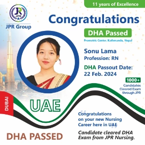 DHA EXAM PASSED