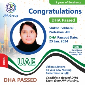 DHA EXAM PASSED