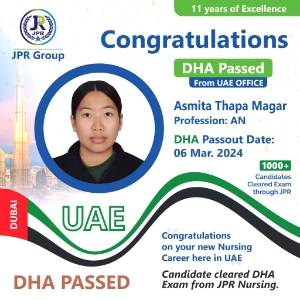 DHA EXAM PASSED