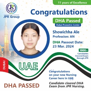 DHA EXAM PASSED