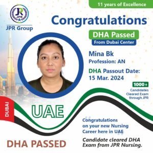 DHA EXAM PASSED