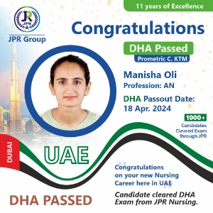 DHA EXAM PASSED