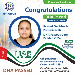 DHA EXAM PASSED