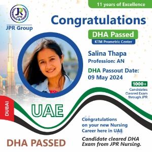 DHA EXAM PASSED