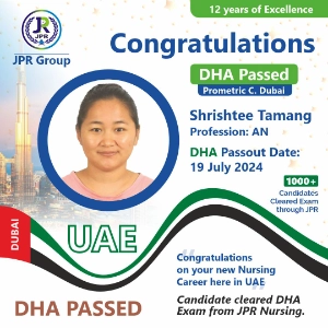 DHA EXAM PASSED