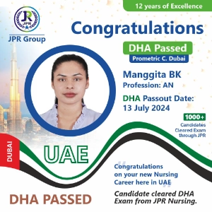 DHA EXAM PASSED