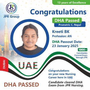 DHA EXAM PASSED